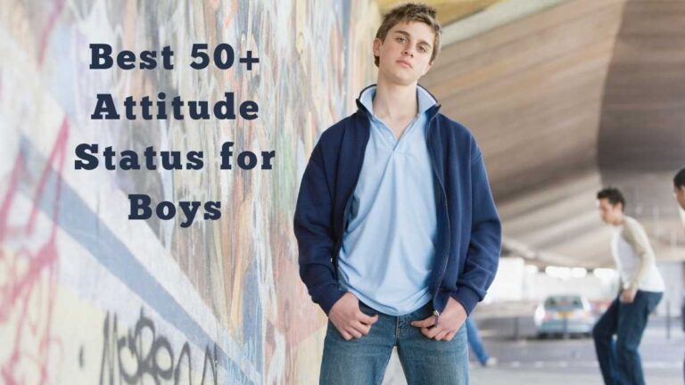 Attitude Status for Boys