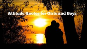 Attitude Quotes
